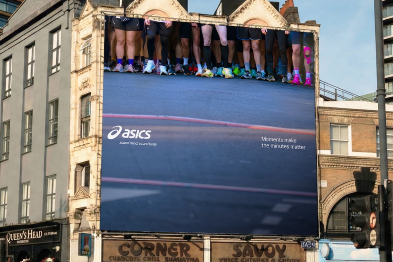 Asics OOH ad