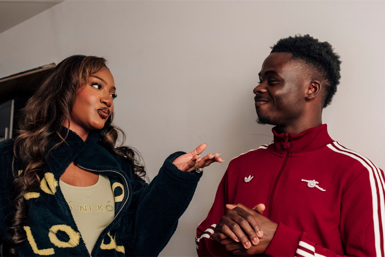 Tems and Bukayo Saka
