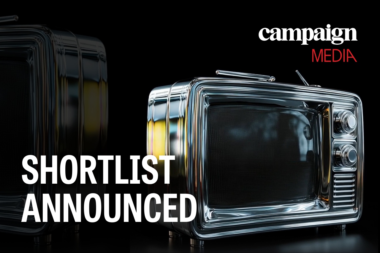 An image of an old-fashioned TV with the text "Campaign Media" and "Shortlist Announced" in white.