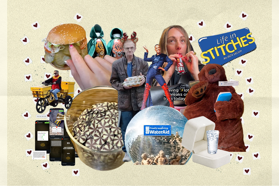 collection of social media activations