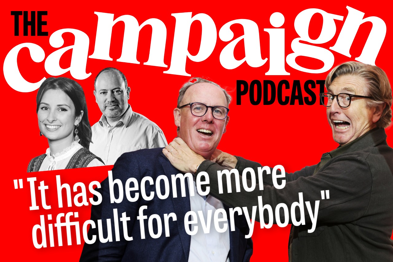 The Campaign Podcast artwork featuring Lucy Shelley, Gideon Spanier, Keith Weed and Graeme Pitkethly