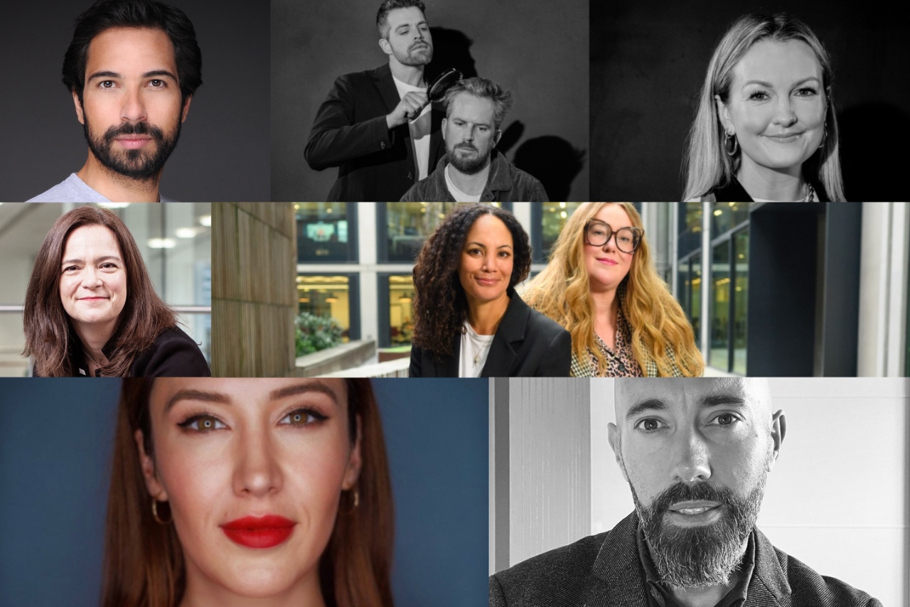 Clockwise from top left: Christian Gladwell, Rob Bovington, James Menzies, Rebecca Fennelly, Bronwyn Sweeney and Loren Cook, David Muldoon, Frances Draskau and Tamara Rogers