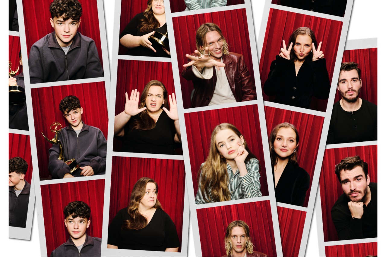 Netflix UK photobooth prints with Netflix stars