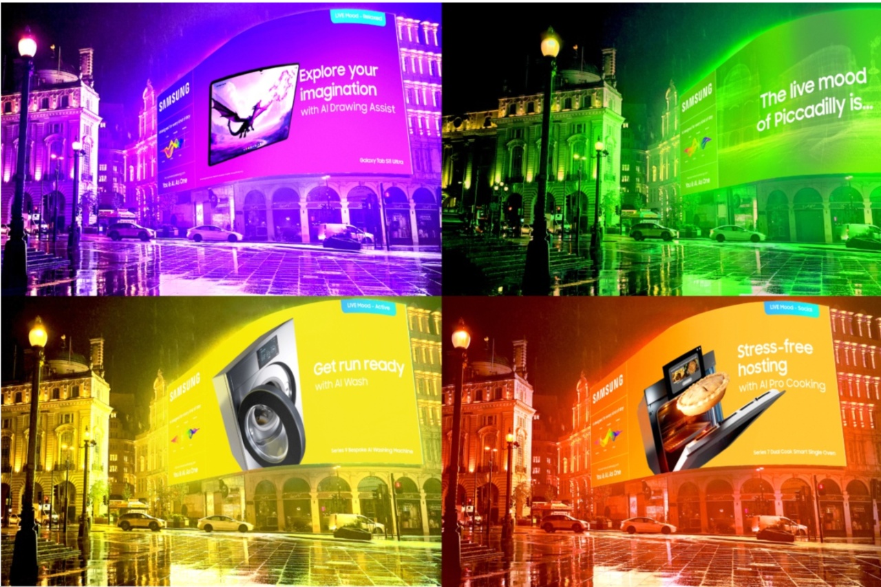 Samsung Electronics' "Mood canvas" campaign