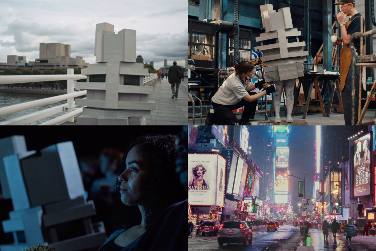 Collage of National Theatre campaign