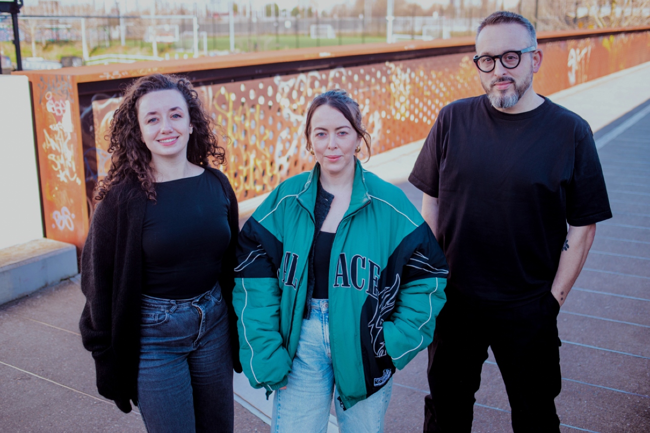 From left to right: Ruth Nichols, Ange Kilgannon and Graeme Douglas.