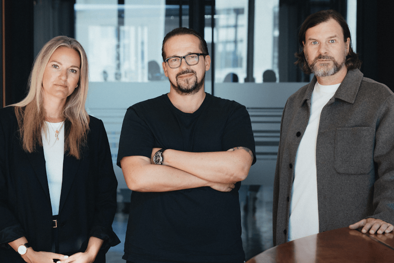 L-r: JvM Spree management team Franziska Spiess, Sven Rebholz and Jan Harbeck. Photo: Jung von Matt