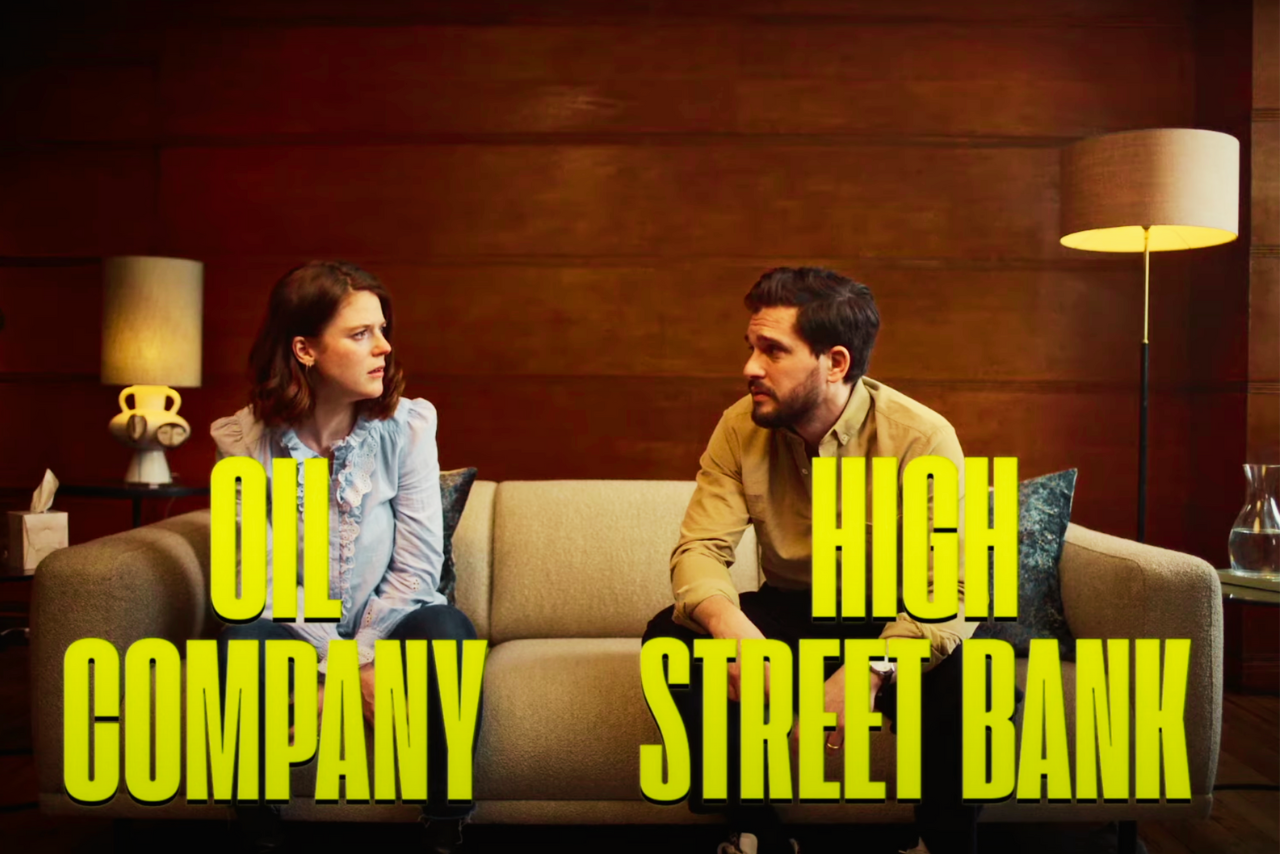 Kit Harington and Rose Leslie in Make My Money Matter ad 