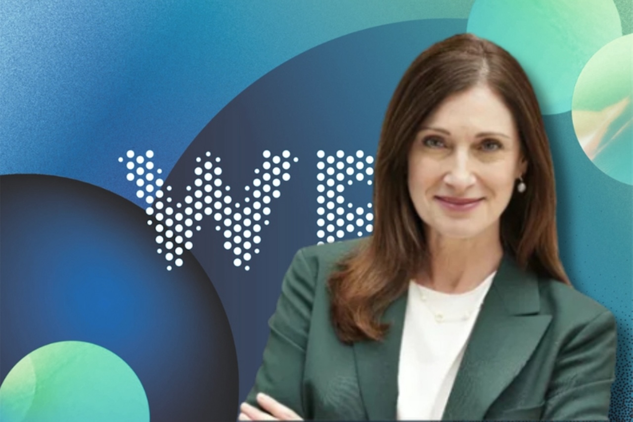 CEO Cindy Rose with WPP logo in background
