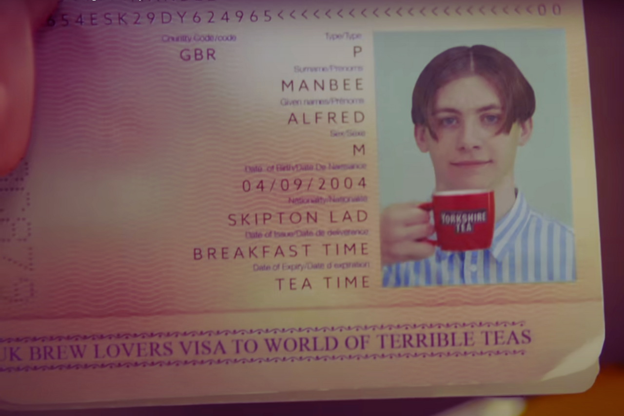 Alfred Manbee's passport 