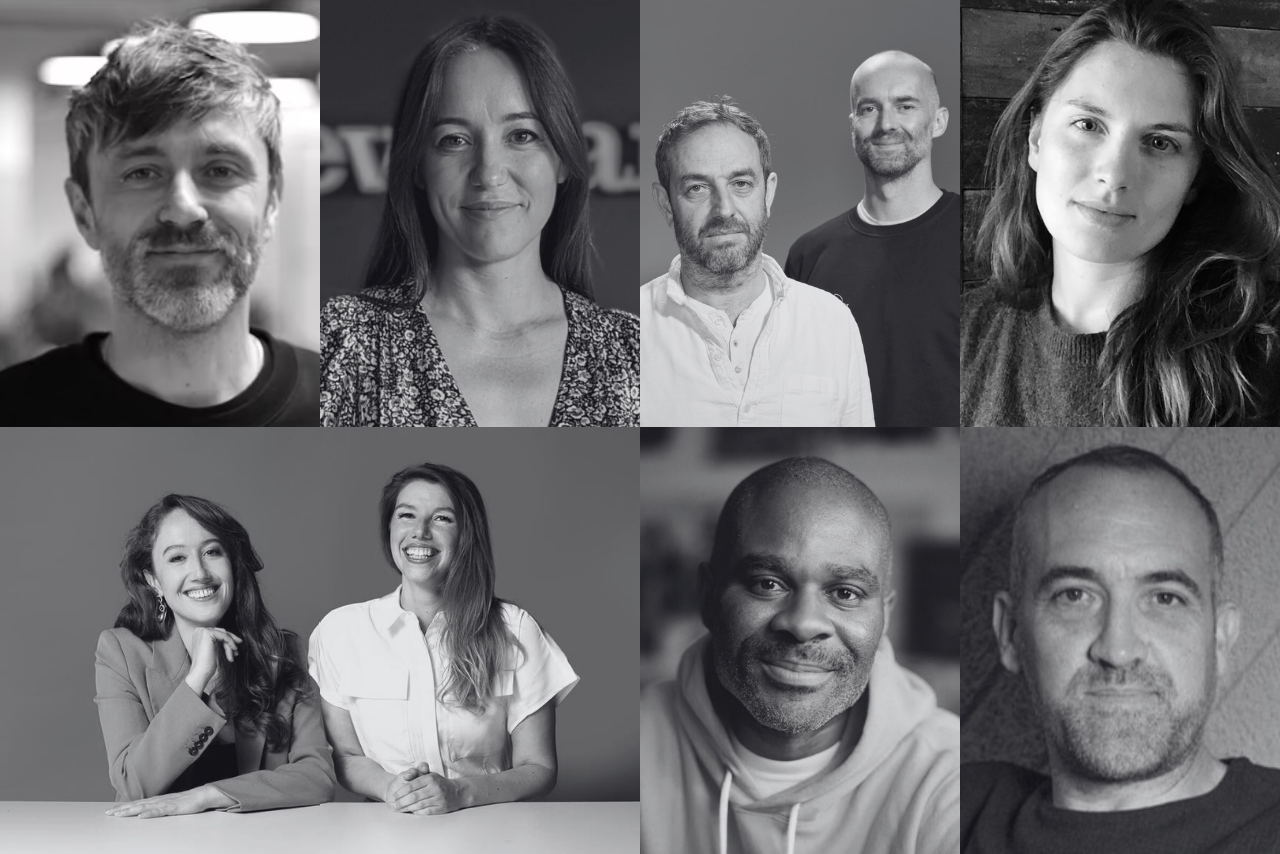 Clockwise from top left: Ian Heartfield, Lola Neves, Jonny Parker, Chris Birch, Fran Docx, Mark Elwood, Uche Ezugwu, Sali Horsey and Zoe Nash