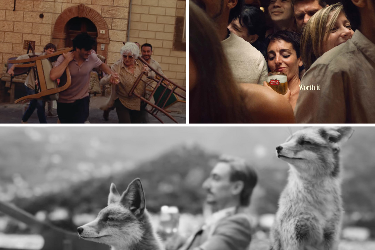 moretti, stella artois, poretti ads