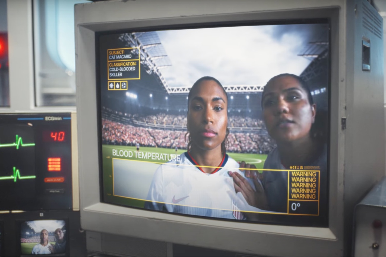 Still from Nike ad