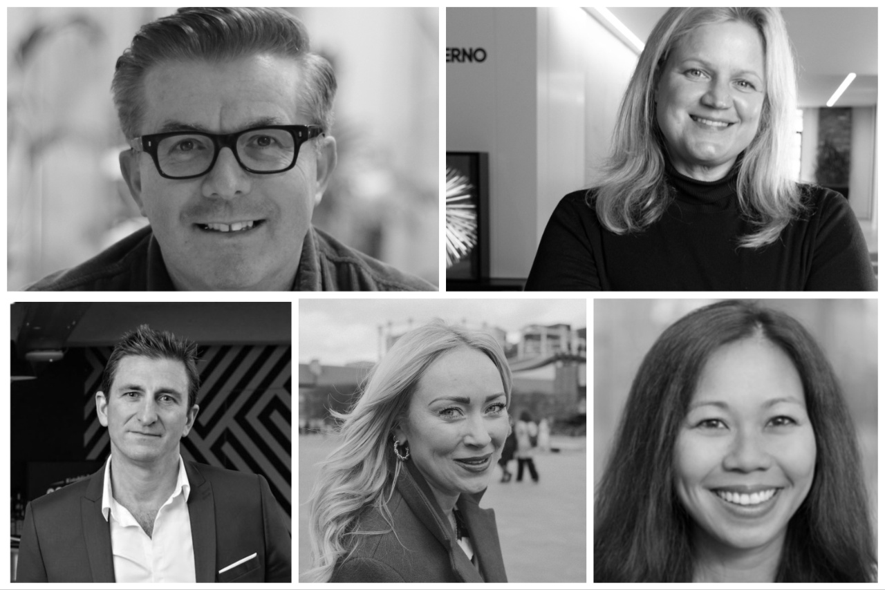Clockwise from top left: James Murphy, Katy Wright, Katrina Bozicevich, Hollie Loxley and Andrew Stephens.